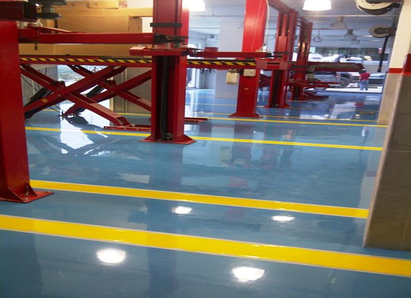 şeffaf epoksi zemin astarı uygulaması