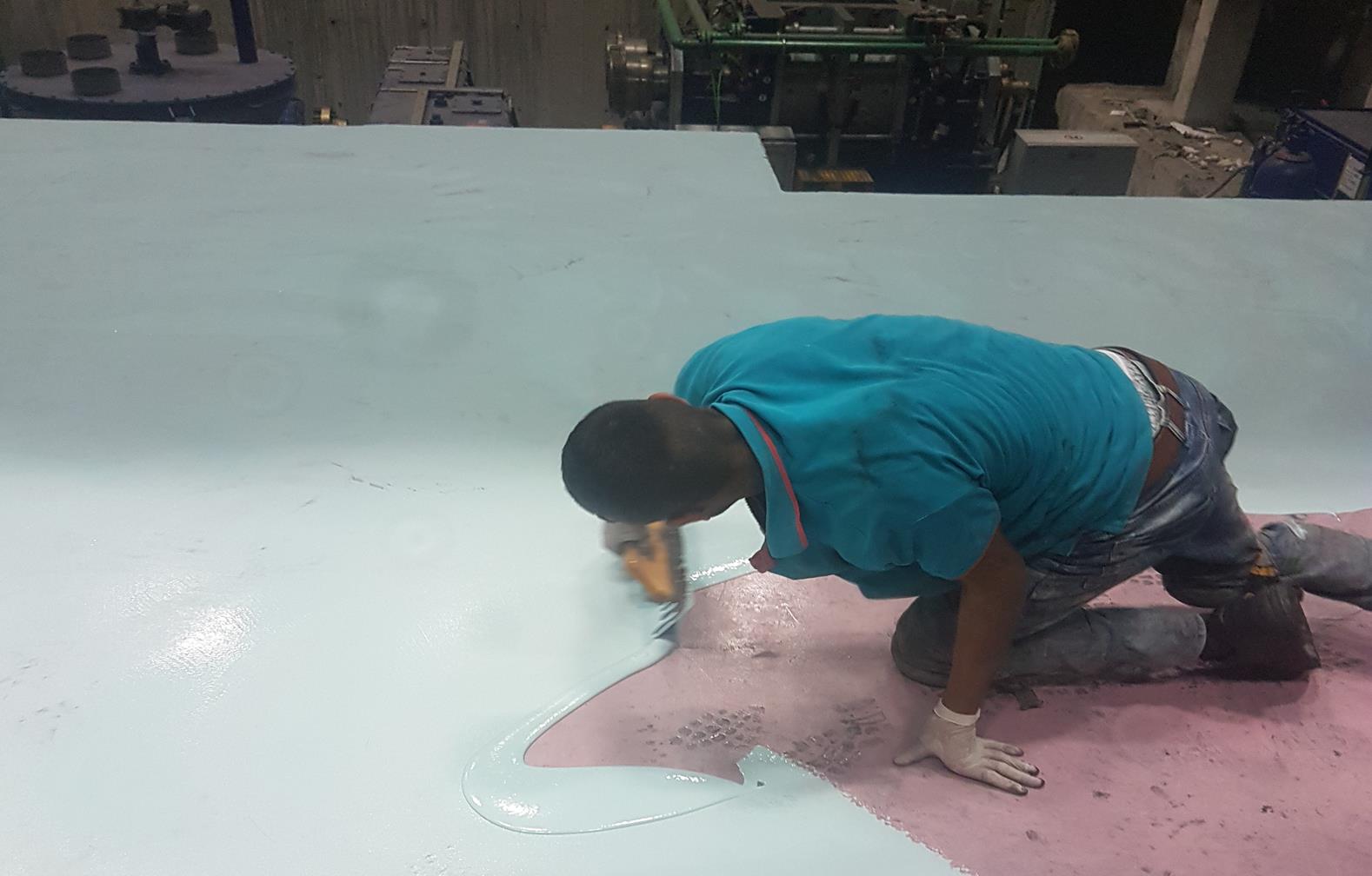 Adana fabrika, depo epoksi zemin kaplaması ve boyaması epoksi tamiratı