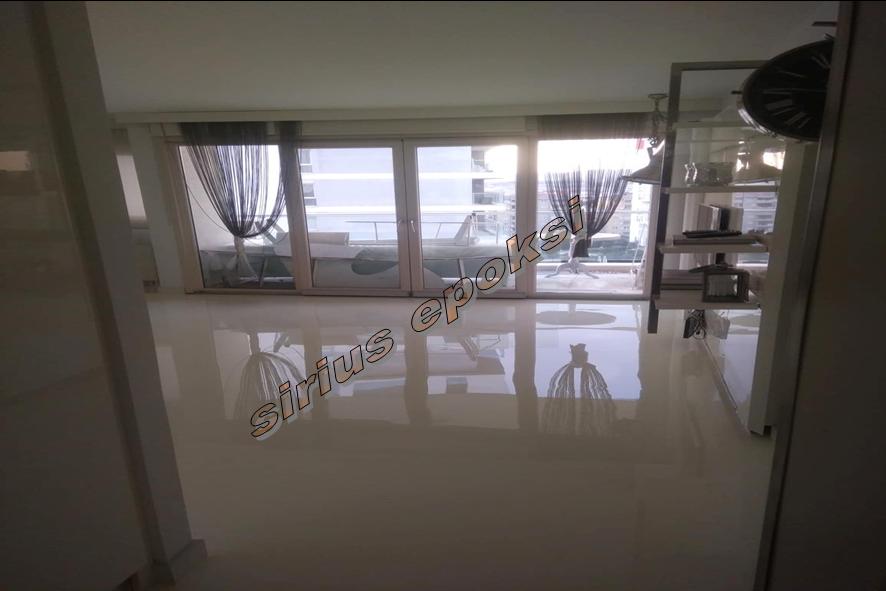 epoksi self leveling kaplama endüstriyel zemin uygulaması