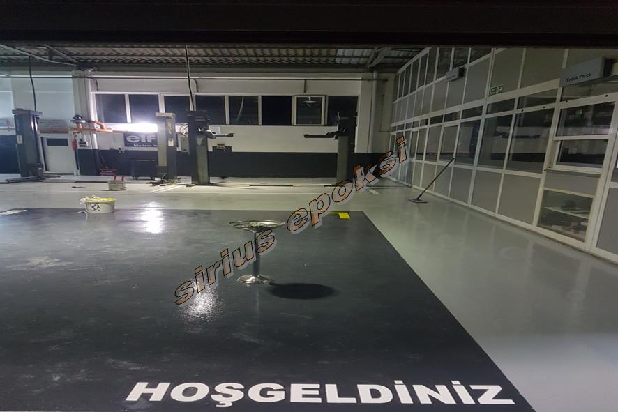endüstriyel epoksi zemin boyama kaymaz yüzey kaplama