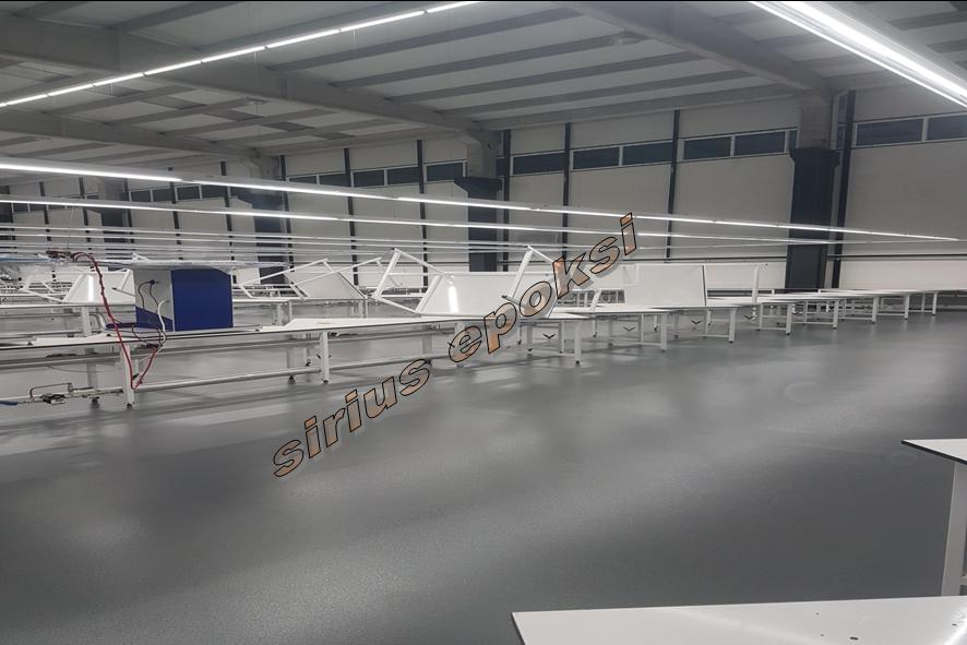 fabrika zemin epoksi kaplama dayanıklı endüstriyel yüzey