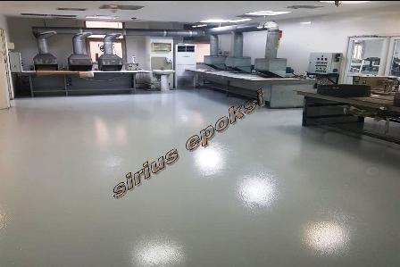 oto servis endüstriyel epoksi zemin kaplama ve boyaması uygulaması