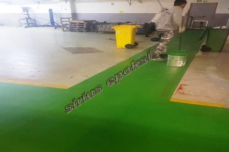 Teknik servis endüstriyel epoksi zemin kaplama ve boyaması uygulaması