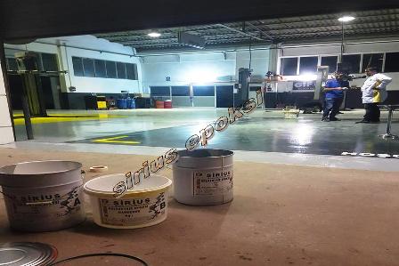 endüstriyel epoksi zemin kaplama ve boyaması uygulaması