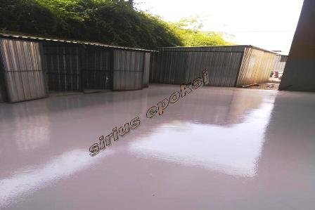 Labaratuvar endüstriyel epoksi zemin kaplama ve boyaması uygulaması