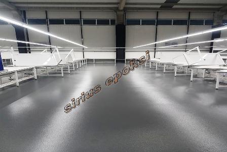 sanayi dükkanı endüstriyel epoksi zemin kaplama ve boyaması uygulaması